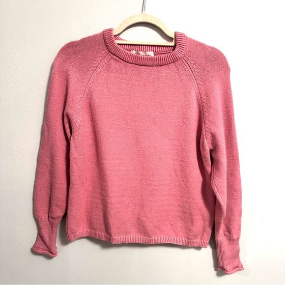 Philosophy Pullover Crewneck Long Sleeve Sweater Pink Womens XS - Picture 1 of 8
